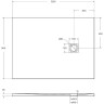 Душевой поддон из литьевого мрамора 120x90 см BELBAGNO TRAY-MR-UNO-AH-120/90-35-NERO