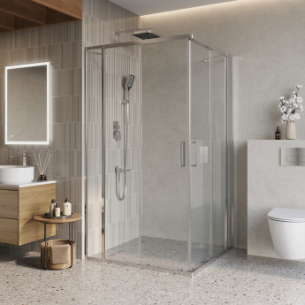 Душевой уголок BELBAGNO LUCE-A-22-90+20-C-Cr