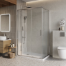 Душевой уголок BELBAGNO LUCE-AH-21-100/80-C-Cr