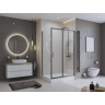 Душевой уголок BELBAGNO UNO-195-AH-1-100/90-C-Cr