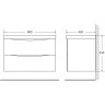 Тумба BELBAGNO MARINO MARINO-800-2C-SO-RC-P